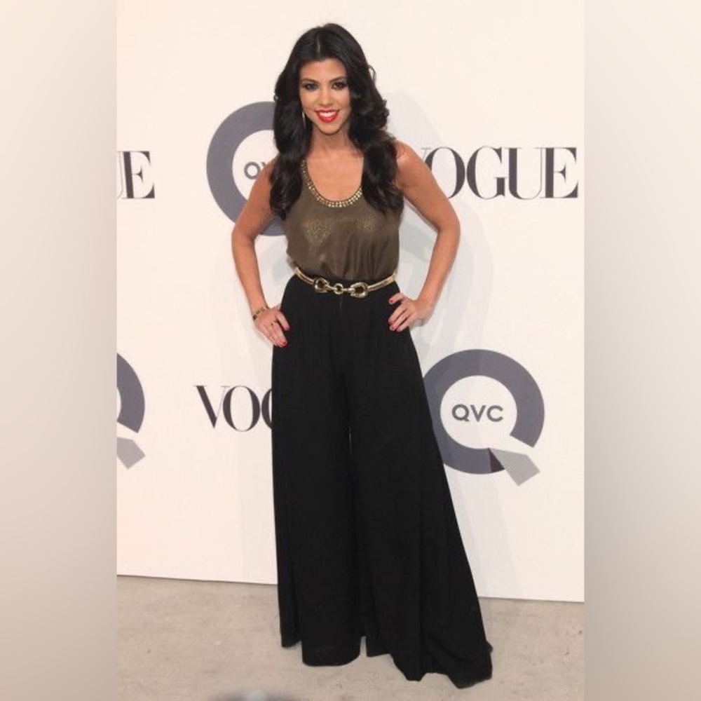 Black Wide Leg Trousers